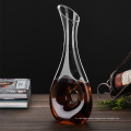 Special Design Slant mouth Wine Decanter,Crystal Wine Decanter,Glass Wine Carafe with long neck and hollow.